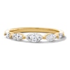 Thumbnail Image 1 of 1/2 CT. T.W. Marquise-Cut Certified Lab-Grown Diamond Five-Stone Band in 10K Gold (F/VS2)