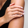 Thumbnail Image 2 of 1/2 CT. T.W. Marquise-Cut Certified Lab-Grown Diamond Five-Stone Band in 10K Gold (F/VS2)