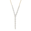 Thumbnail Image 1 of 2-3/4 CT. T.W. Marquise-Cut Certified Lab-Grown Diamond “Y” Necklace in 10K Gold (F/VS2)