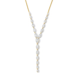 2-3/4 CT. T.W. Marquise-Cut Lab-Grown Diamond “Y” Necklace in 10K Gold (F/VS2)