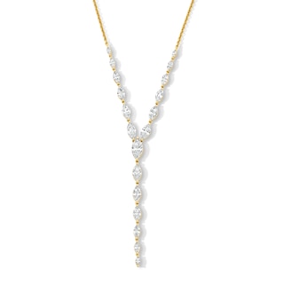 2-3/4 CT. T.W. Marquise-Cut Lab-Grown Diamond “Y” Necklace in 10K Gold (F/VS2)