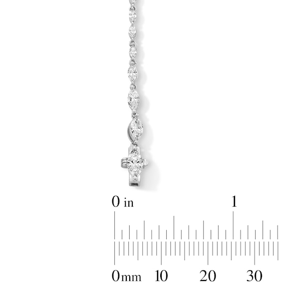 3 CT. T.w. Marquise-Cut Certified Lab-Grown Diamond Bracelet in 10K White Gold (F/Vs2)