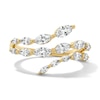Thumbnail Image 1 of 1 CT. T.W. Marquise-Cut Certified Lab-Grown Diamond Wraparound Bypass Ring in 10K Gold (F/VS2)