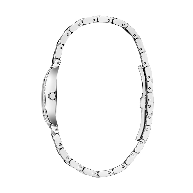 Main Image 2 of Ladies’ Citizen Eco-Drive® Palidoro Analog Watch with Pink Mother-of-Pearl Dial and Crystal Bezel (Model: EG7110-54Y)