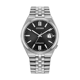 Men’s Citizen® Tsuyosa Automatic Watch with Black Dial (Model: NK0020-55E)