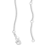 Thumbnail Image 3 of 1 CT. T.W. Certified Lab-Grown Diamond Graduated Curved Necklace in Sterling Silver (F/VS2)