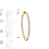 Thumbnail Image 3 of 2 CT. T.W. Certified Lab-Grown Diamond Inside-Out Hoop Earrings in 10K Gold (F/VS2)