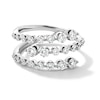 Thumbnail Image 1 of 1-1/4 CT. T.W. Certified Lab-Grown Diamond Split Bypass Ring in Sterling Silver (F/VS2)