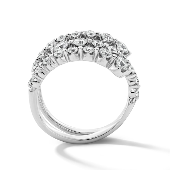 1-1/4 CT. T.w. Certified Lab-Grown Diamond Split Bypass Ring in Sterling Silver (F/Vs2)
