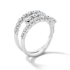 Thumbnail Image 4 of 1-1/4 CT. T.W. Certified Lab-Grown Diamond Split Bypass Ring in Sterling Silver (F/VS2)