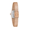 Thumbnail Image 3 of Ladies’ Bulova Classic Goddess of Time Rose-Tone IP Analog Watch with Brown Tiger’s Eye Dial (Model: 97L185)