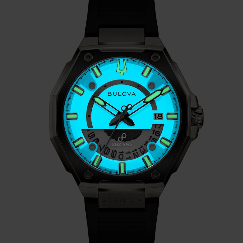 Main Image 2 of Men’s Bulova Series X Gray IP Analog Watch with White Tonneau Dial (Model: 98B457)