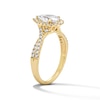 Thumbnail Image 5 of 1-3/8 CT. T.W. Pear-Shaped Certified Lab-Grown Diamond Frame Ring in 14K Gold (F/VS2)