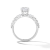 Thumbnail Image 3 of 2-3/8 CT. T.W. Oval Certified Lab-Grown Diamond Engagement Ring in 14K White Gold (F/VS2)
