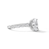 Thumbnail Image 4 of 2-3/8 CT. T.W. Oval Certified Lab-Grown Diamond Engagement Ring in 14K White Gold (F/VS2)