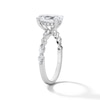 Thumbnail Image 5 of 2-3/8 CT. T.W. Oval Certified Lab-Grown Diamond Engagement Ring in 14K White Gold (F/VS2)