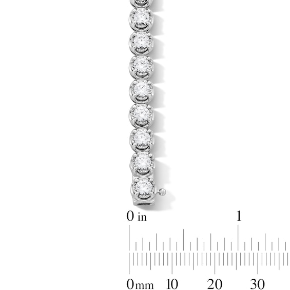 CT. T.w. Lab-Grown Diamond Tennis Bracelet in 10K White Gold (F/Si2