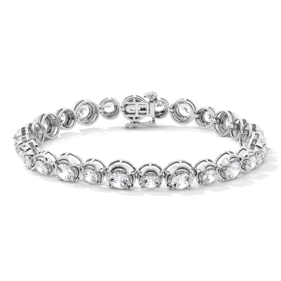 10 CT. T.w. Certified Lab-Grown Diamond Tennis Bracelet in 10K White Gold (F/Si2)