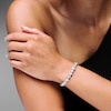 Thumbnail Image 2 of 10 CT. T.W. Certified Lab-Grown Diamond Tennis Bracelet in 10K White Gold (F/SI2)