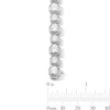 Thumbnail Image 3 of 10 CT. T.W. Certified Lab-Grown Diamond Tennis Bracelet in 10K White Gold (F/SI2)