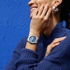 Thumbnail Image 4 of Unisex Citizen Eco-Drive® Sport Luxury Zenshin Super Titanium™ Analog Watch with Blue Dial (Model: AW0130-85L)