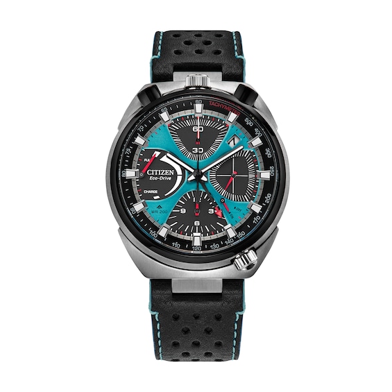 Menâs Citizen Eco-Drive® Promaster Land Tsuno Chronograph Two-Tone IP Watch (Model: Av0106-01L)