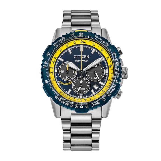 Menâs Citizen Eco-Drive® Promaster Air Navihawk Chronograph Watch with Blue Dial (Model: Ca4667-53L)