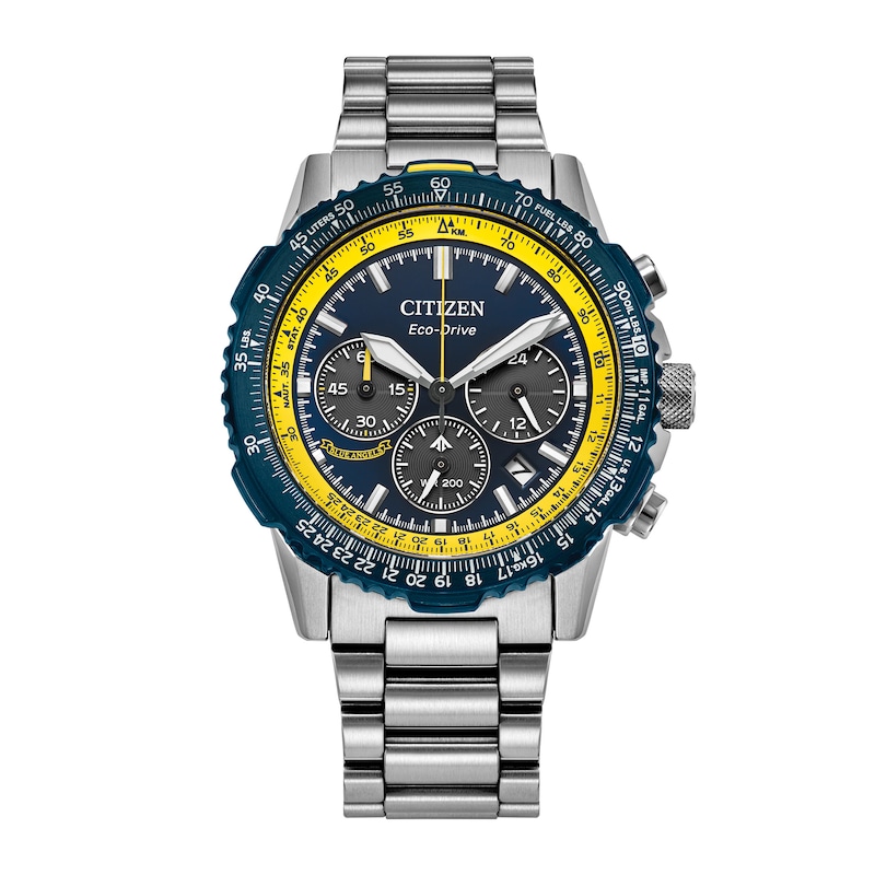 Main Image 1 of Men’s Citizen Eco-Drive® Promaster Air Navihawk Chronograph Watch with Blue Dial (Model: CA4667-53L)