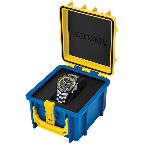 Menâs Citizen Eco-DriveÂ® Promaster Air Navihawk Chronograph Watch with Blue Dial (Model: Ca4667-53L)