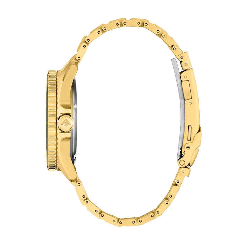 Main Image 2 of Men’s Citizen Eco-Drive® Promaster Dive Gold-Tone IP Analog Watch with Green Dial (Model: BN0262-59W)