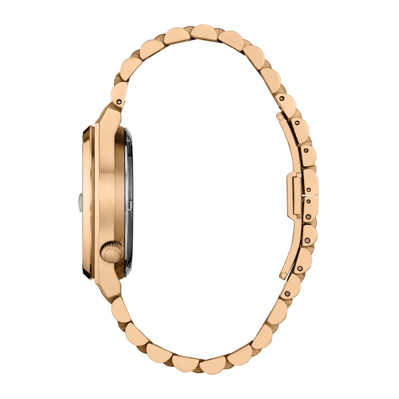 Main Image 2 of Men’s Citizen® Tsuyosa Rose-Tone IP Automatic Watch with Blue Dial (Model: NK0023-57L)