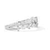Thumbnail Image 2 of 3/4 CT. T.W. Certified Lab-Grown Diamond Multi-Shape Anniversary Band in 14K White Gold (F/VS2)