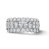 Thumbnail Image 1 of 3 CT. T.W. Marquise-Cut Certified Lab-Grown Diamond Multi-Row Anniversary Band in 10K White Gold (F/VS2)