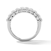 Thumbnail Image 3 of 3 CT. T.W. Marquise-Cut Certified Lab-Grown Diamond Multi-Row Anniversary Band in 10K White Gold (F/VS2)