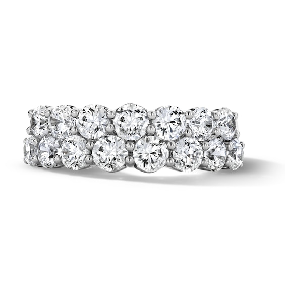 2-1/2 CT. T.w. Certified Lab-Grown Diamond Two-Row Anniversary Band in 10K White Gold (F/Vs2)