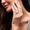 Thumbnail Image 2 of 2-1/2 CT. T.W. Certified Lab-Grown Diamond Two-Row Anniversary Band in 10K White Gold (F/VS2)