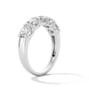Thumbnail Image 4 of 2 CT. T.W. Certified Lab-Grown Diamond Five-Stone Anniversary Band in 10K White Gold (F/VS2)