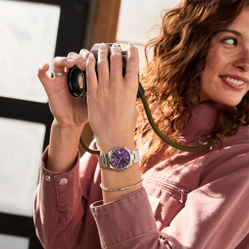 Main Image 3 of Ladies’ Citizen® Tsuyosa Automatic Watch with Purple Dial (Model: NJ0200-50W)