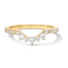 Thumbnail Image 1 of 1/3 CT. T.W. Marquise-Cut Certified Lab-Grown Diamond Solitaire Enhancer Ring in 14K Gold (F/VS2)