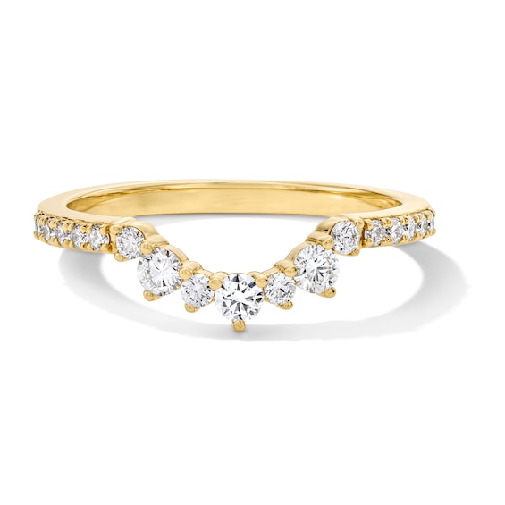 1/3 CT. T.w. Marquise-Cut Certified Lab-Grown Diamond Solitaire Enhancer Ring in 14K Gold (F/Vs2)