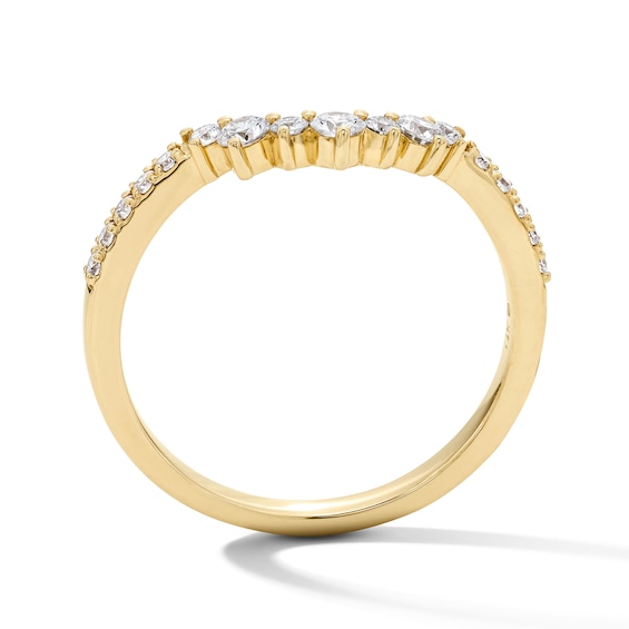 1/3 CT. T.w. Marquise-Cut Lab-Grown Diamond Solitaire Enhancer Ring in 14K Gold (F/Vs2)
