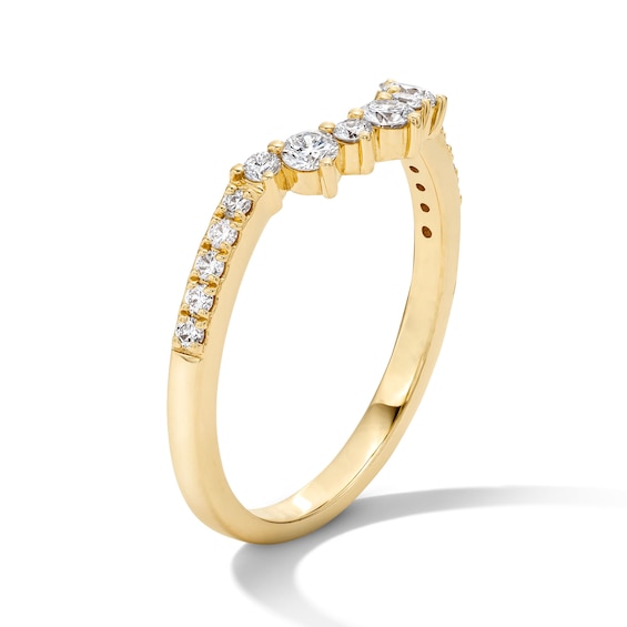 1/3 CT. T.w. Marquise-Cut Lab-Grown Diamond Solitaire Enhancer Ring in 14K Gold (F/Vs2)
