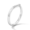 Thumbnail Image 5 of 1/15 CT. T.W. Lab-Grown Diamond Contour Band in 14K White Gold (F/VS2)