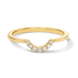 1/15 CT. T.W. Certified Lab-Grown Diamond Solitaire Enhancer Ring in 14K Gold (F/VS2)