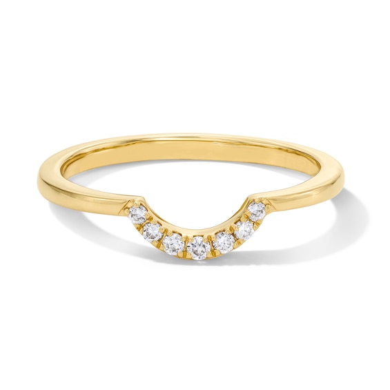1/15 CT. T.w. Certified Lab-Grown Diamond Solitaire Enhancer Ring in 14K Gold (F/Vs2)