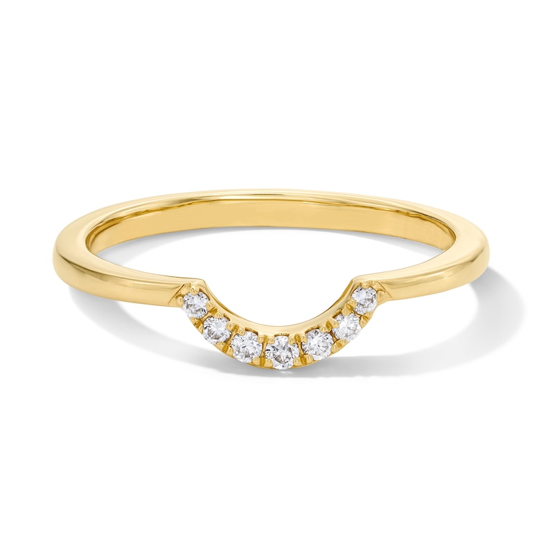 Main Image 1 of 1/15 CT. T.W. Certified Lab-Grown Diamond Solitaire Enhancer Ring in 14K Gold (F/VS2)