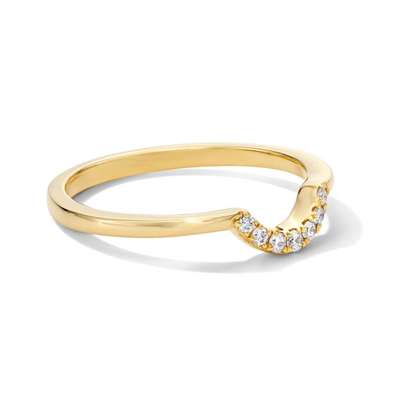 1/15 CT. T.w. Lab-Grown Diamond Solitaire Enhancer Ring in 14K Gold (F/Vs2)