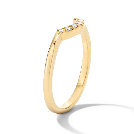 1/15 CT. T.w. Lab-Grown Diamond Solitaire Enhancer Ring in 14K Gold (F/Vs2)