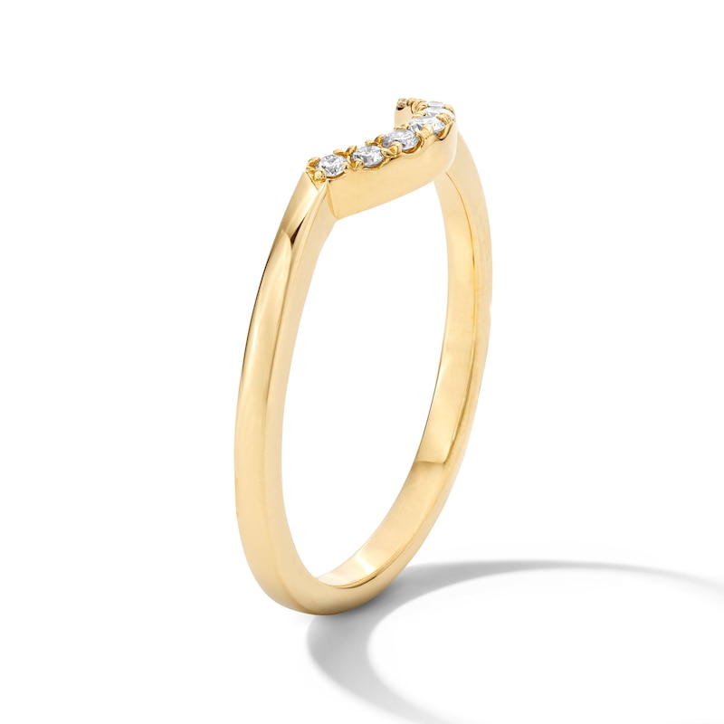 Main Image 5 of 1/15 CT. T.W. Lab-Grown Diamond Solitaire Enhancer Ring in 14K Gold (F/VS2)