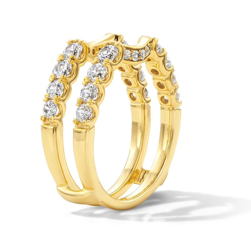 Main Image 5 of 1-1/4 CT. T.W. Certified Lab-Grown Diamond Solitaire Enhancer Ring in 14K Gold (F/VS2)